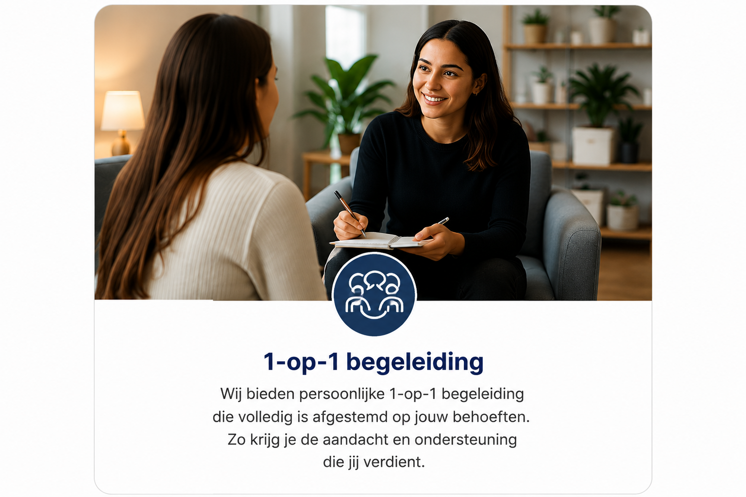 1-op-1 begeleiding voor jongeren bij Waterpas Zorg